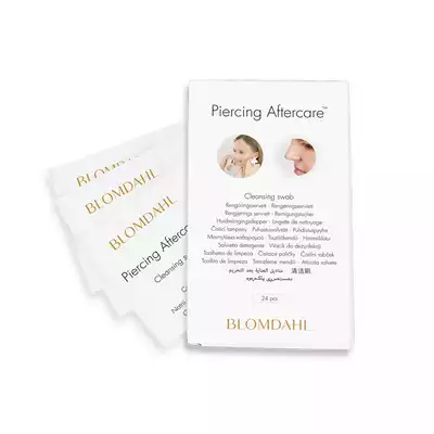Blomdahl - Waciki Pielęgnacyje Piercing Aftercare 24szt