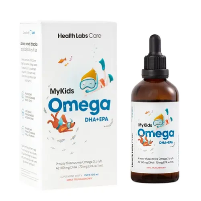 Health Labs Care MyKids Omega Kwasy Omega 3 W Kroplach Dla Dzieci 100ml