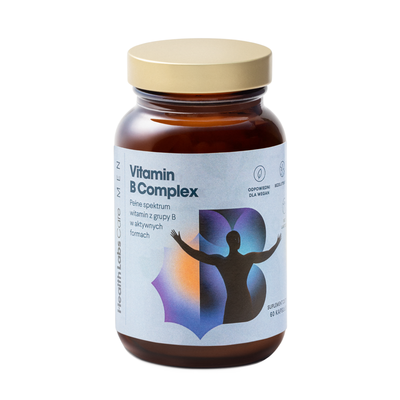 Health Labs Care, Suplement Diety Vitamin B Complex Men, Kompleks Witamin Z Grupy B Dla Mężczyzn, 60 Kapsułek