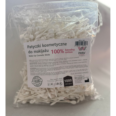 Patyczki Kosmetyczne Dwie Różne Końcówki 1000 Sztuk