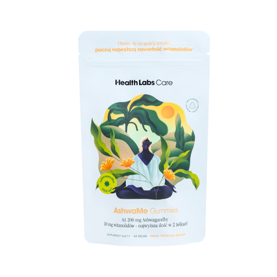 Health Labs Care Ashwame Gummies Ashwagandha W Żelkach Wspierająca Odporność Na Stres 60 Żelek